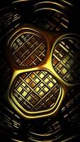 Rotation, Elite Template, Golden Shapes, Reflection, Cinematic Background, Unique Design, Exclusive video