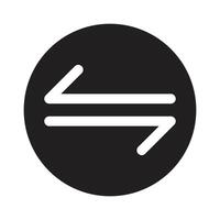 Black icon for wireless automatic device pairing vector