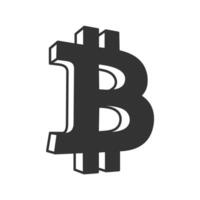 black line icon of a billion logo design vector