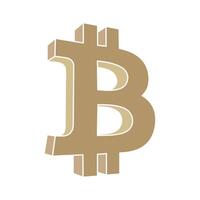 flat icon of a gold billion logo design vector
