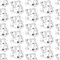Outlined cheese pattern in black and white vector