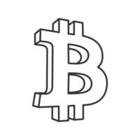 outline icon of a billion logo design vector