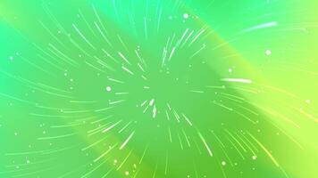 Abstract green background with white streaks and dots. Suitable for naturethemed designs, environmental concepts, and modern art projects. Natureinspired design with green backdrop and white accents video