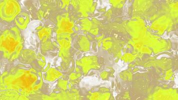 Swirling green and yellow abstract pattern suitable for backgrounds, textiles, and artistic projects that need a vibrant and dynamic design. video