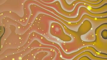 Digital abstract art with gold sparkles and waves, ideal for luxury branding, background design, or elegant social media posts. video