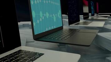 Information Computing Technology Background 3D Rendering video
