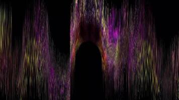 Wavy Abstract Background Digital Rendering video