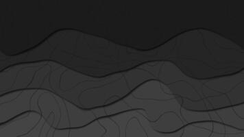 Abstract refined black liquid seamless loop background video
