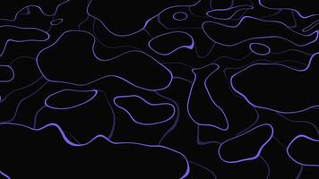 Smooth abstract wavy liquid shapes background video