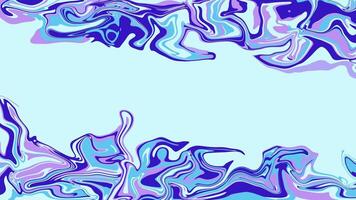 Smooth paint flowing frame motion background video