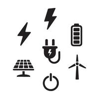 Diverse Renewable Energy Sources Connected in a Circular Diagram vector