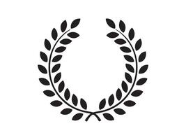 One Laurel Wreath Icons in Different Styles vector