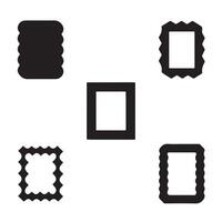 Set of Decorative Picture Frames in Format vector