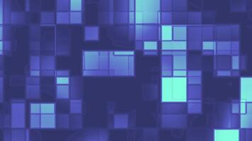 Abstract Purple and Teal Geometric Square Pattern Background video