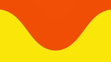 Undulating yellow and orange layers form a wavy abstract mango-themed landscape, rich in warmth and tropical tone video