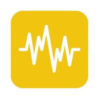 Audio Spectrum icon, for web, app, infographic, etc vector