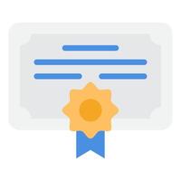 Course Certificate icon, for web, app, infographic, etc vector