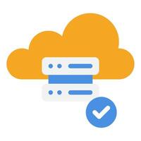 Cloud Storage icon, for web, app, infographic, etc vector