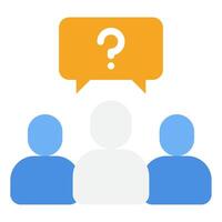 Interactive Quiz icon, for web, app, infographic, etc vector
