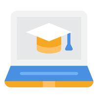Remote Learning icon, for web, app, infographic, etc vector