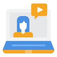 Webinar icon, for web, app, infographic, etc vector