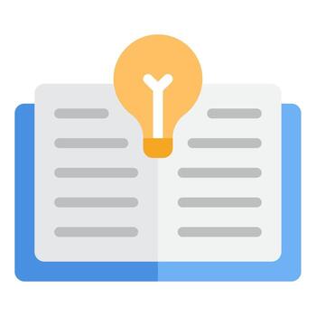 conocimiento base icono, para web, aplicación, infografía, etc vector