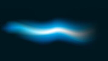 Mystical Blue Wave, Ethereal Light Abstract Background vector