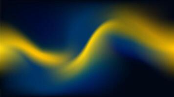 Abstract Waves Create Dynamic Blue and Yellow Background for Creative Designs vector