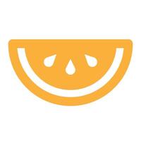 Lemon flat icon. Fruit illustration isolated on white. Lemon glyph style design, designed for web and app. Eps 10 vector