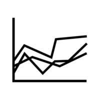 Chart icon . schedule illustration sign. Analytics symbol or logo. vector