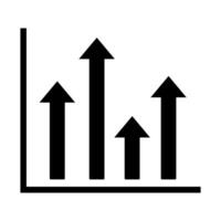 Chart icon . schedule symbol. analytics and finance illustration sign or logo. vector