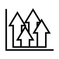 Schedule icon . Chart illustration sign. Analytics symbol or logo. vector