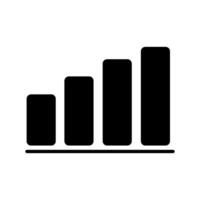 Chart icon . Flat design style eps 10 for web. vector
