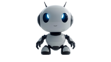 Digital rendering of a friendly, cartoonish robot. png