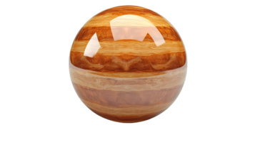 Rendered depiction of a planet with horizontal bands of color. png