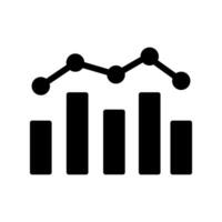 Chart Icon . Flat sign. Graph symbol for your web site design, logo, app, UI. vector