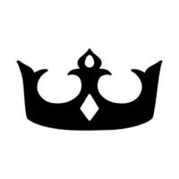 Crown icon isolated on white background for your web and mobile app design, Crown sign or symbol concept. vector