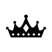 Crown icon. Simple illustration of crown icon for web design isolated on white background. vector