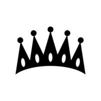 Crown icon isolated on white background for your web and mobile app design, Crown logo concept. vector