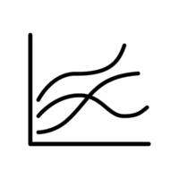 Chart icon . Schedule symbol. analytics and finance illustration sign. vector
