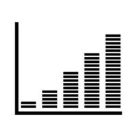 Schedule icon . Chart illustration sign. Analytics symbol. vector