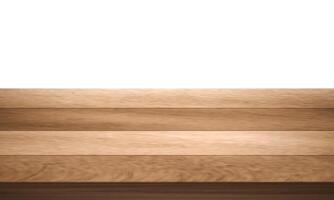 View of wood or wooden table top corner Isolated on white background23 photo