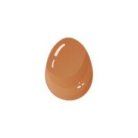 Simple Egg on a White Background vector