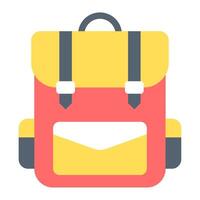 Backpack icon, for web, app, infographic, etc vector