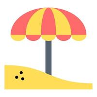Beach icon, for web, app, infographic, etc vector