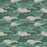 Camouflage Seamless Pattern Illustration in Green Tones. Perfect for backgrounds, military designs, and nature inspired projects requiring discretion vector