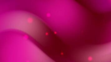 Beautiful pink abstract background showcasing smooth gradient with soft light particles video
