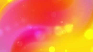 Colorful abstract gradient with smooth waves and glowing light particles suitable for background video