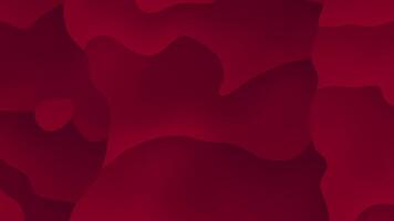 Creative red abstract background with organic fluid shapes and smooth design suitable for background video