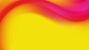 Red pink and yellow gradient curves softly across yellow background Perfect for bright modern design projects needing vibrant color and abstract shapes video
